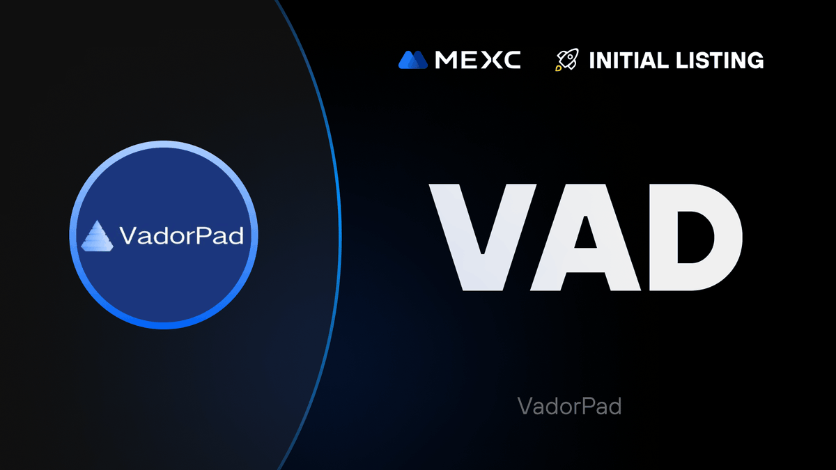 We're thrilled to announce that the @VadorPad_ Kickstarter has concluded and $VAD will be listed on #MEXC! 🔹Deposit: Opened 🔹VAD/USDT Trading in the Innovation Zone: 2024-05-15 12:00 (UTC) Details: mexc.com/support/articl…