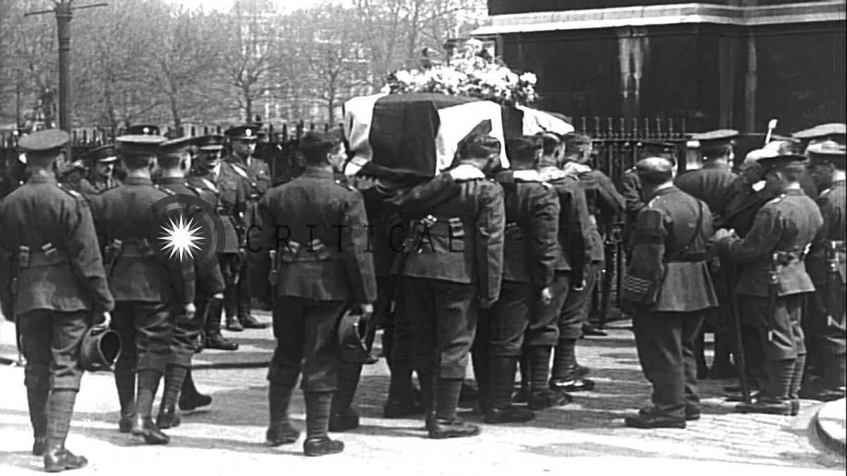 #OTD in 1919: the State funeral procession for British Nurse Edith Cavell. In 1915 she was arrested for helping Allied soldiers escape from German-occupied Belgium and was sentenced to death. She was executed by firing squad on 12 October 1915 and was buried in Belgium. After…