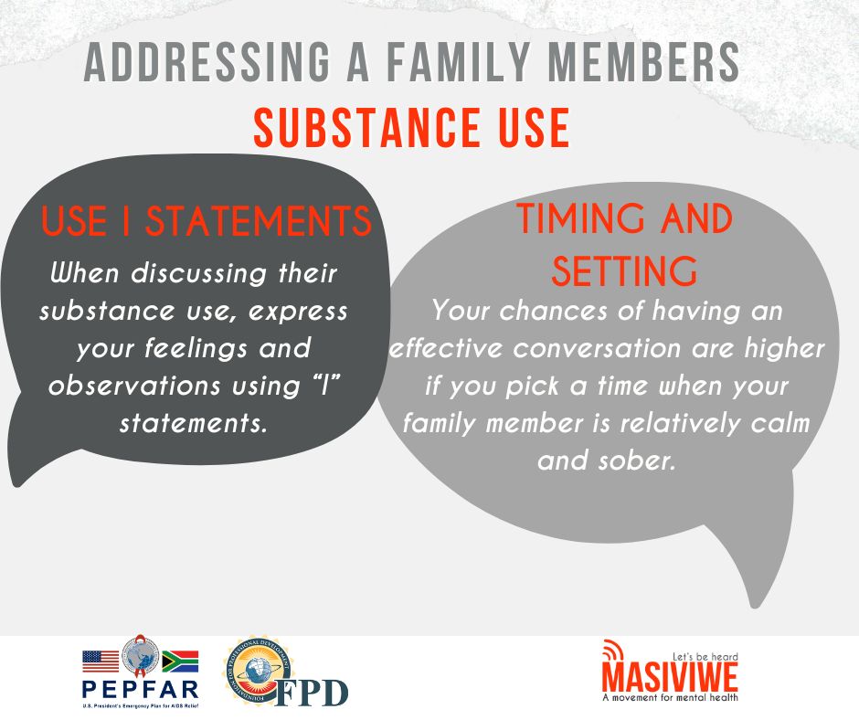 It is important to let your #family members know you’re worried about the impact of their #substanceuse.

Try to express yourself in a loving and empathetic way. Whilst it’s hard to not be #angry at them or criticise them, it’s important to remember that #substanceabuse is a…