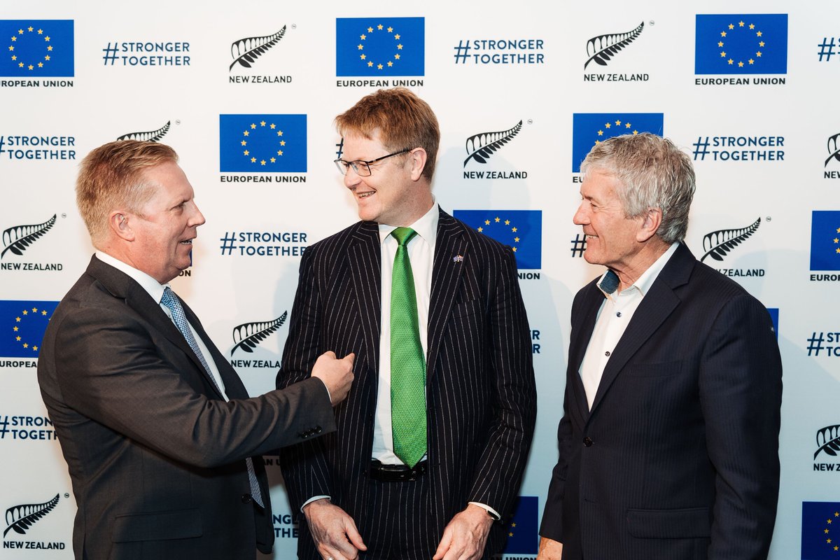 Great to mark entry into force of the NZ-EU FTA in Akl today w/ our Treaty partners, business and sector representatives and EU delegates. This FTA sees $100m of savings per year on NZ exports. It’s a key step in our efforts to double the value of NZ exports in 10 yrs. #NZEUFTA