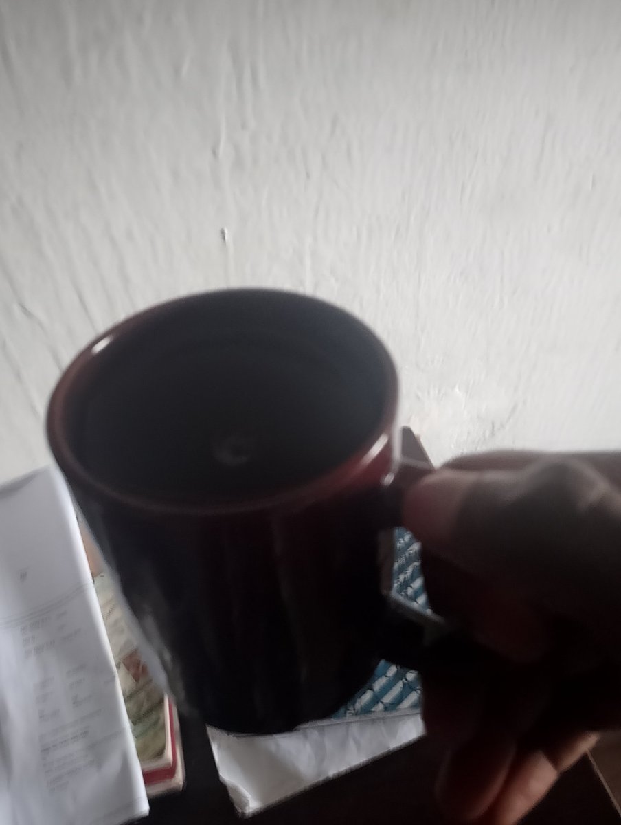 GM Legends 😇☕ 

I am sick 🤢 after visiting south south of Nigeria 🇳🇬 due to the mosquito 🦟 bites , but I am managing to take my coffee ☕ and go to school.

I wish y'all happy Wednesday 💝 
@mugshot_vet  #MugshotChallenge