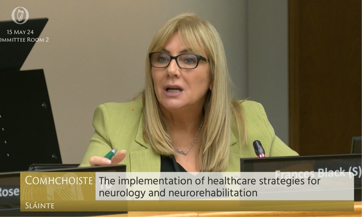 @frances_black Asks about the mental health impact for people with neurological conditions. Specialist teams are a priority and a matter of urgency. A neuropsychologist is one of the team members of the much needed multidisciplinary teams across the country #patientsdeservebetter