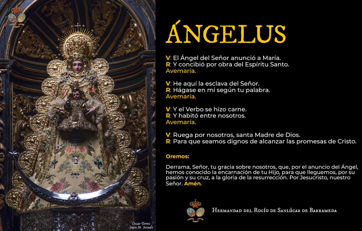 Rezo del Ángelus #HdadRocioSanlucar