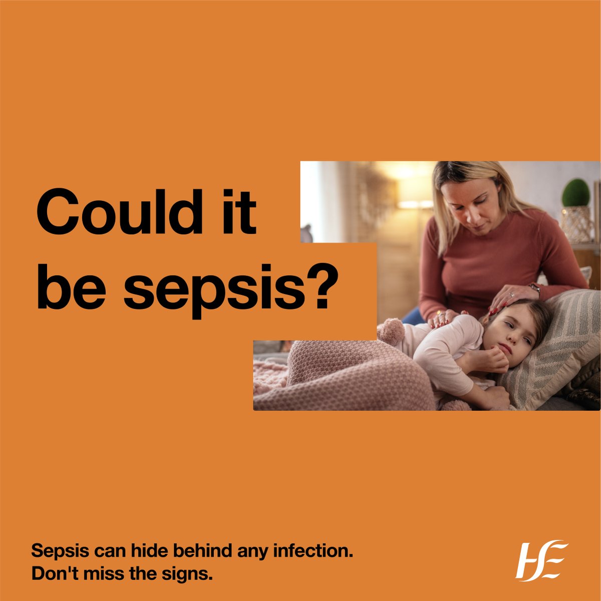 Sepsis is a life-threatening complication of an infection. If your child has had an infection and is very unwell, ask 'could it be sepsis?' For information on the symptoms to look out for, visit: bit.ly/3WH21Fq
