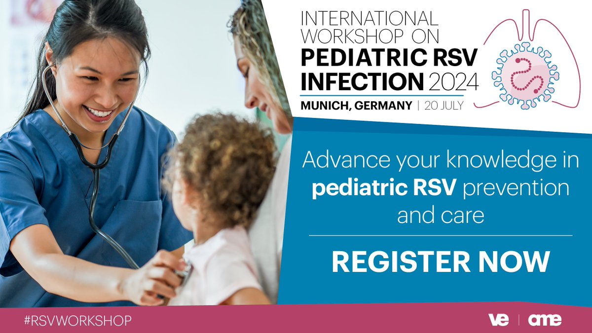 Exciting news! The 2nd #RSVWorkshop is back this July in Munich, Germany. Dive into #RSV prevention, vaccinations during pregnancy, treatment options, & more. Early-career and RLS discounts apply. Register now: amededu.co/3V0hYoF