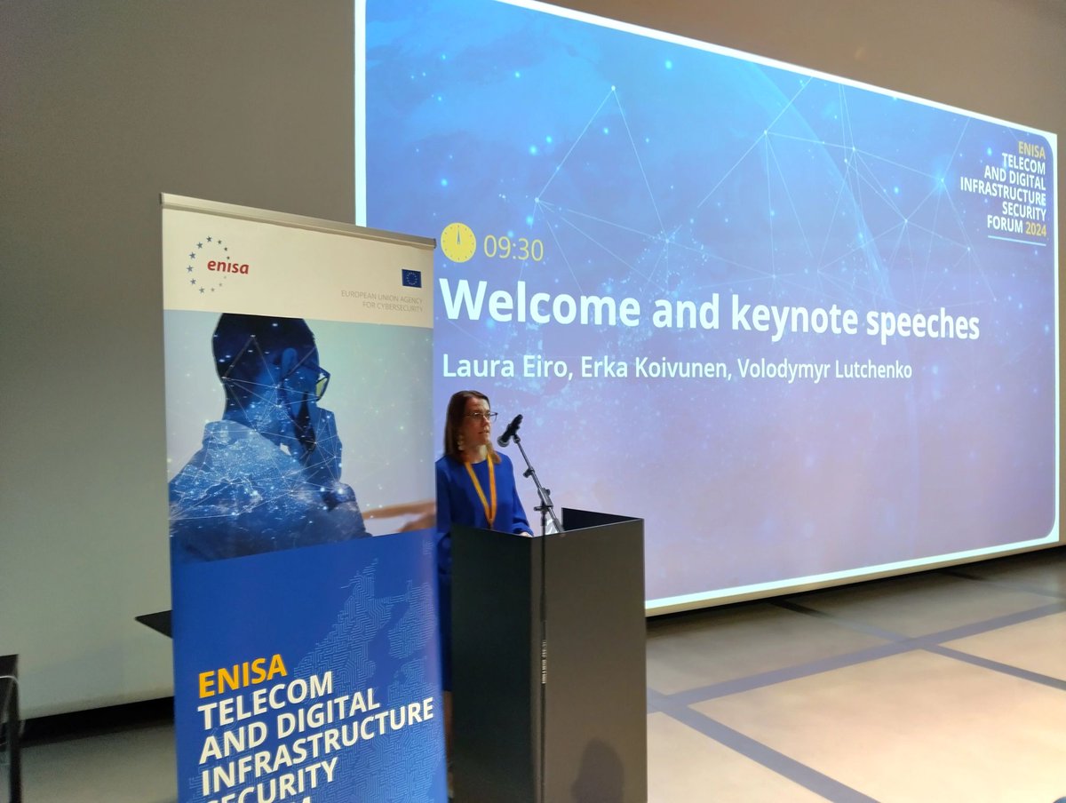#ENISA's Telecom & Digital Infrastructure Security Forum kicked off this morning in Helsinki! On the agenda: - The impact of upcoming policies like #NIS2 and the #CRA on the telecom industry - Evolving threat landscapes Find out more: europa.eu/!Bm6trN