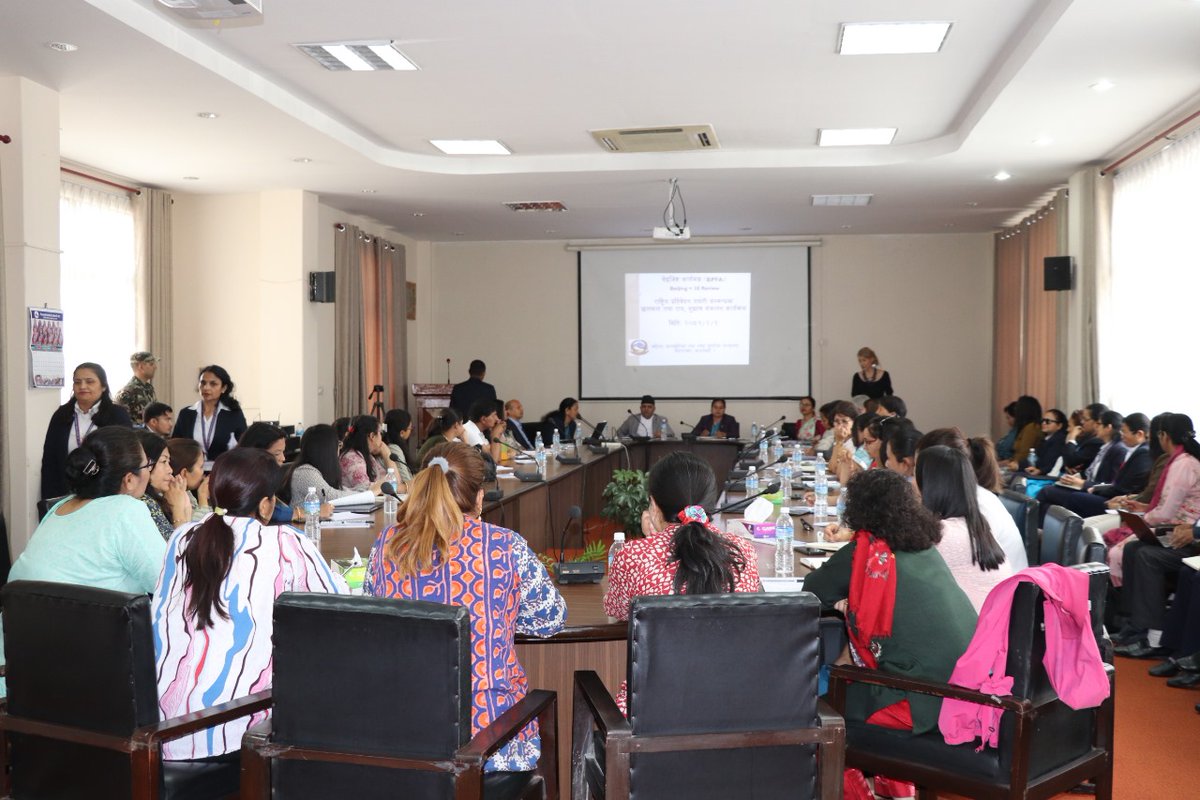 #BeijingPlatformForAction Report  Consultation organized by @mowcsc_nepal was a significant milestone in🇳🇵's journey towards #GenderEqualityWomenEmpowerment 
We appreciate dedication of #GovernmentOfNepal to achieve #GenderEquality! #Beijing30
PC: @mowcsc_nepal 
@UN @unwomenasia
