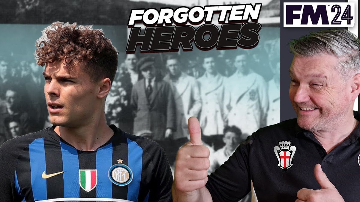 WE HAVE A NEW HERO : Forgotten Heroes #fm24 #italy #provercelli #vercelli #inter @EdoardoVergani youtu.be/XKsvMlM7HF0 @ProVercelli1892 #Leons #Lions @ProVercelliArg @provercelli_bra Thanks to @DF11Faces @fmcustomkits @fmgraphics22 @sortitoutsi @fmscout @KorkyBlues @Wroot1FM