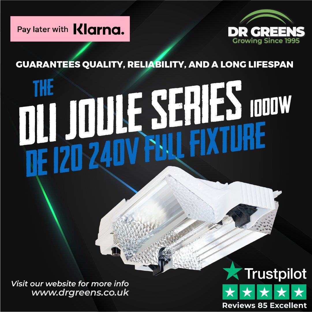 DLI JOULE-Series 1000W DE 120/240V FULL FIXTURE 🌱 Buy online via 👇 🌐 drgreens.co.uk/product/dli-jo… 🔗 #drgreens #Hydroponics