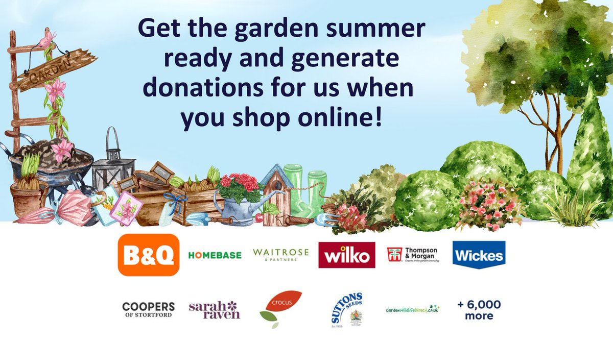 Sprucing up the garden? Generate free donations for us on everything you need with @giveasyoulive! 💸 It's free 📱 There's a handy app 🛍️ There are over 6,000 stores! giveasyoulive.com/join/royalberk…