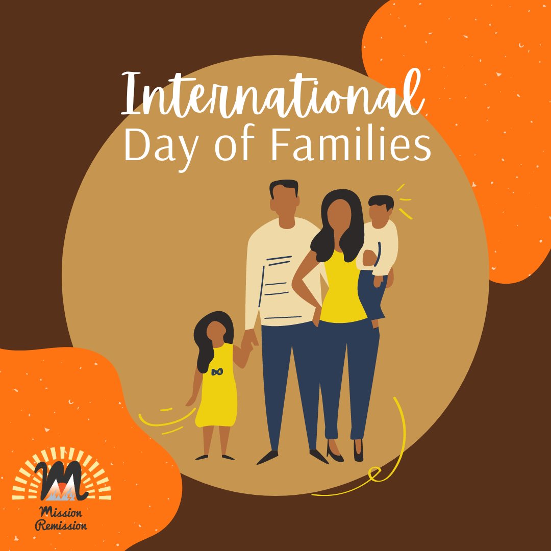 When looking for an image to illustrate today's International Day of Families most of them depicted a typical four-person nuclear family like this one. Of course, families come in all shapes and sizes and whatever form your family takes is to be celebrated today...hold them