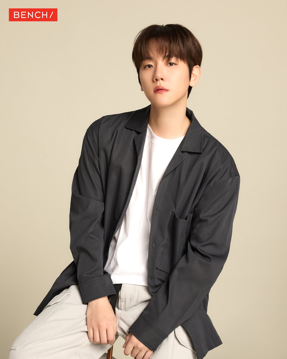Get that timeless charm with @B_hundred_Hyun's latest look. ✨ It's all about cute meets classic - a mix of style and comfort that always turns heads! 😉 Tee (BOG0152) P549.75 Polo (ILF0715) 1399.75 Pants (BPS0366) P1199.75 #BENCHxBAEKHYUN #GlobalBENCHSetter