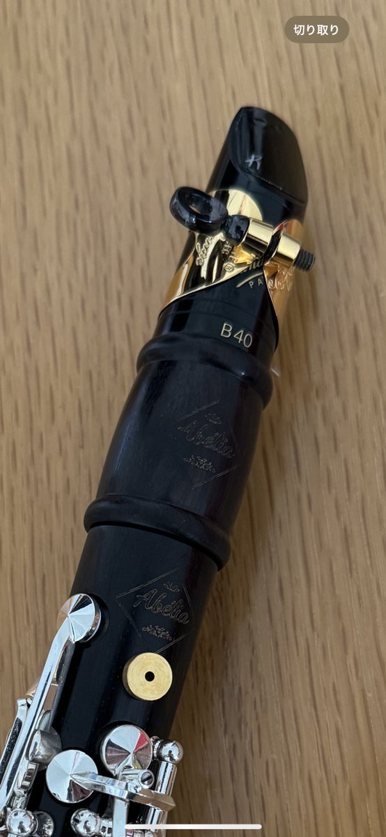 最近(1ヶ月前)エスクラリネット買いました 「Abelia」 クランポンと癖