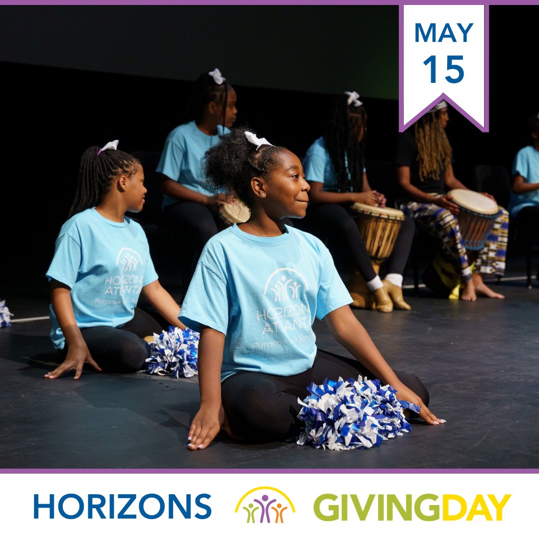 Today is Horizons Giving Day and Horizons Atlanta at Purpose Built Schools has an ambitious goal to raise $3,000 by the end of the day! Together, we can provide opportunities for our scholars to learn, grow, and create their own successful futures! Use the link in bio to donate.