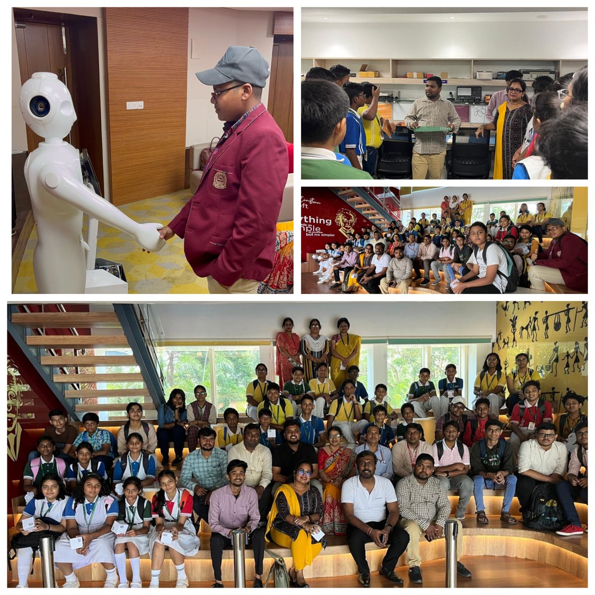 Students from @davpokhariput and Bjem School, Bhubaneswar visited @stpiepbbs facilities exploring the cutting-edge infrastructure and prototyping facilities aimed at supporting grassroots innovations. @stpiindia @MSH_MeitY @Rajeev_GoI @arvindtw @DeveshTyagii @s_subodh