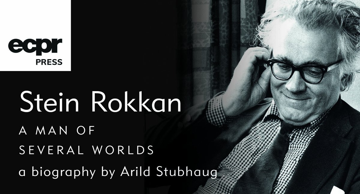 🎓 Eminent comparativist Stein Rokkan, 1921–1979, formulated the idea that ‘votes count but resources decide’ in elections 📑 This #ECPRPress biography, translated from Arild Stubhaug's original Norwegian by @LucyTranslator, offers an intimate portrait bit.ly/3VS9cu6