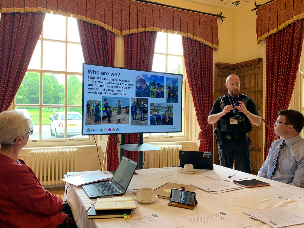 Across the midlands region we regularly engage with our rural crime teams. So it was great to have Sgt Rob Cross join us at our Leicestershire committee meeting today.
#ruralcrime @LeicsRuralCrime