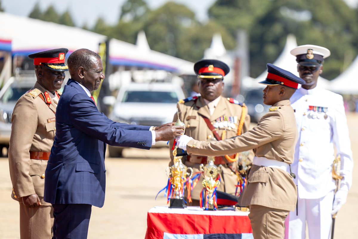 We commend the Kenya Defence Forces for its contribution to transforming our country. In particular, we recognise its tireless efforts to responding to the recent flooding disaster besides combating climate change through afforestation. We implore our soldiers to maintain