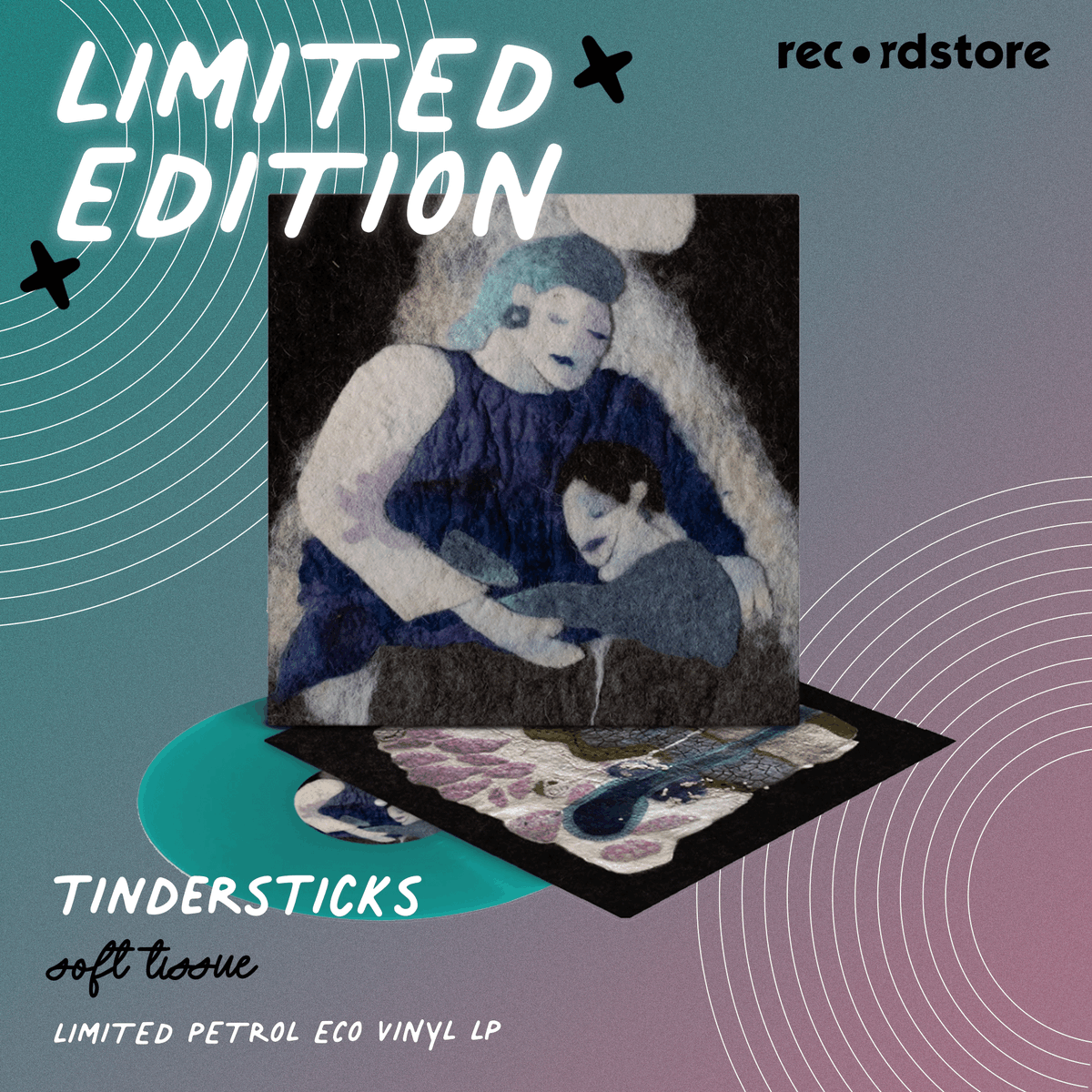 LIMITED | Tindersticks - Soft Tissue Limited Petrol Eco Vinyl LP

The 14th studio album from alt-rockers Tindersticks is now available to pre-order on limited 'petrol' coloured eco vinyl - while stock lasts!

Shop now >> lnk.to/LFW3smTP

@tindersticksUK | @CitySlang