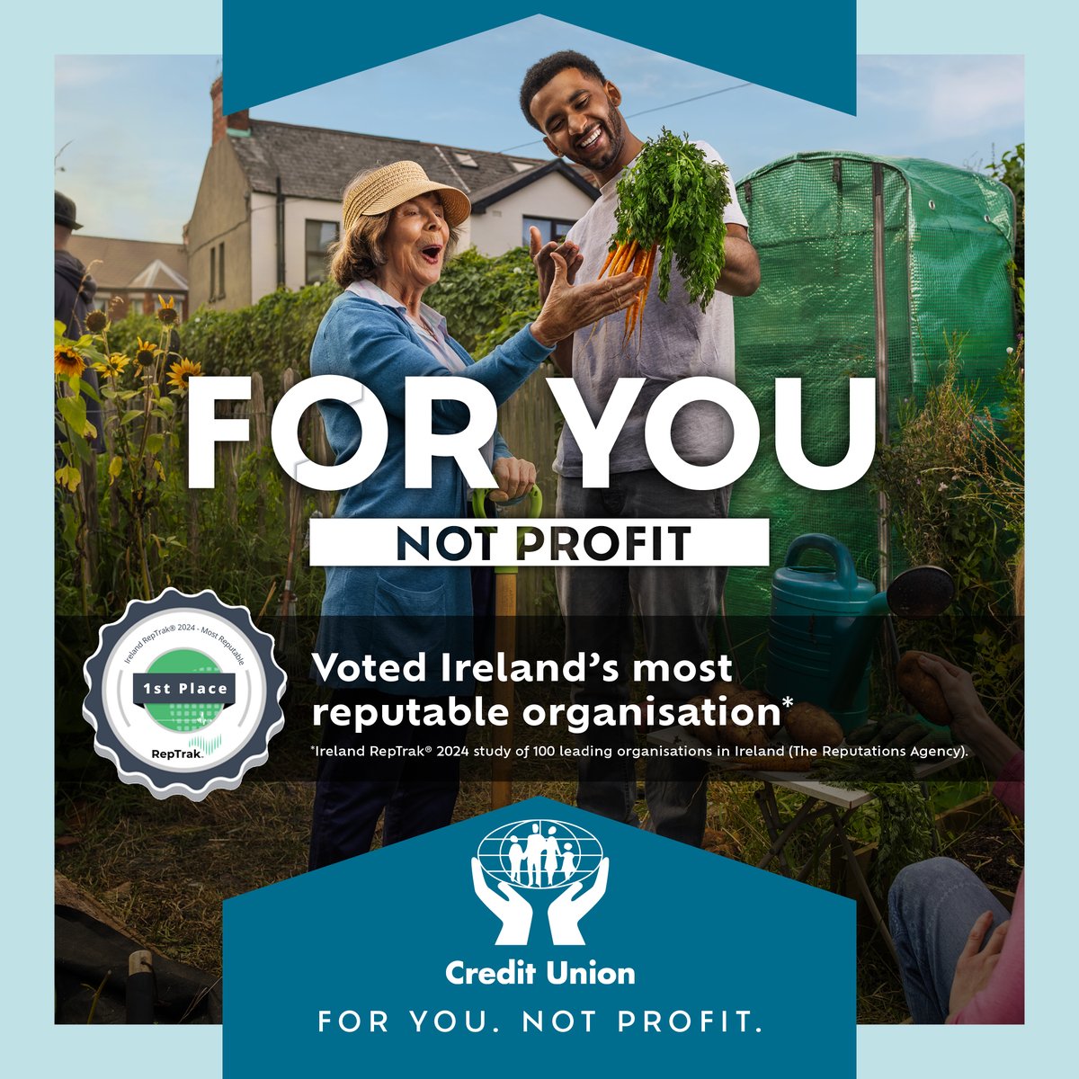 Credit Union (@creditunionie) on Twitter photo Credit unions have been ranked the most reputable organisation in the Ireland RepTrak® 2024 study for the second consecutive year with an overall score of 84.2💪A significant achievement for the credit union sector🏆👏#ForYou #NotProfit #Reptrak #Reputation #IrtRepTrak24 Credit unions have been ranked the most reputable organisation in the Ireland RepTrak® 2024 study for the second consecutive year with an overall score of 84.2💪A significant achievement for the credit union sector🏆👏#ForYou #NotProfit #Reptrak #Reputation #IrtRepTrak24