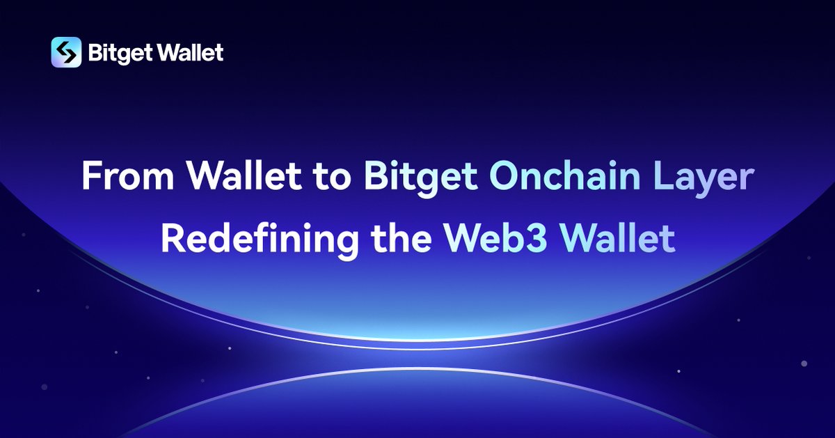 🧫 In just six years, #BitgetWallet has evolved from a simple wallet to a comprehensive #Web3 ecosystem platform. With the upcoming launch of $BWB, we're excited to share our future plans and how we're redefining the Web3 wallet experience:

1️⃣ Expansion to Bitget Onchain Layer:…