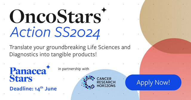 🤝 Looking to build your own #oncology startup? This training is open to anyone (with or without @CR_UK ), gives access to industry experts and help to develop business skills. Apply by 14 June  tinyurl.com/3yyh7vuh @PanaceaInnov #OnMyHorizon