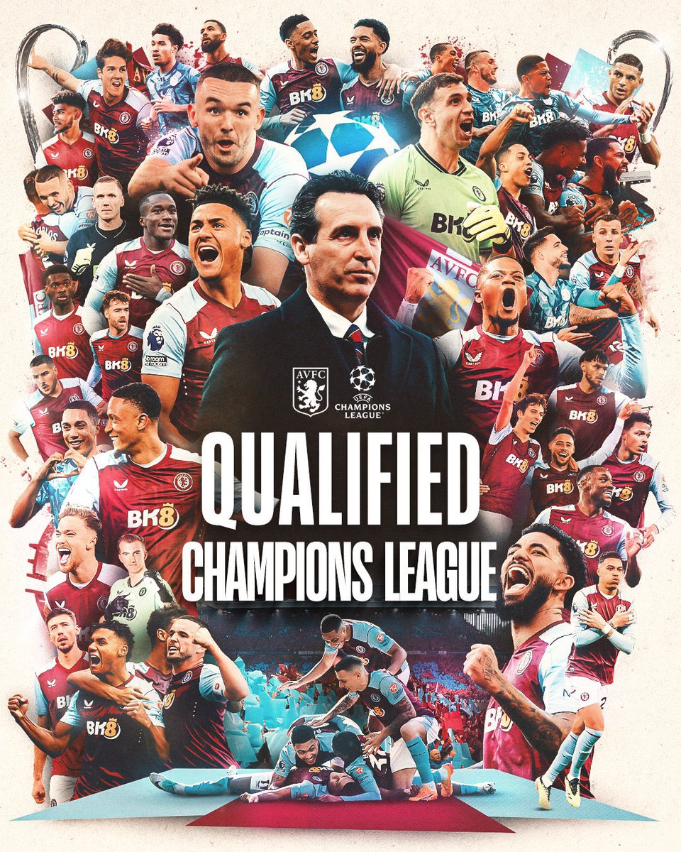 Wow. It still hasn’t sunk in. Champions league football back at Villa park for the first time in over 40 years. What a journey we are on and it’s not stopping now! #UTV