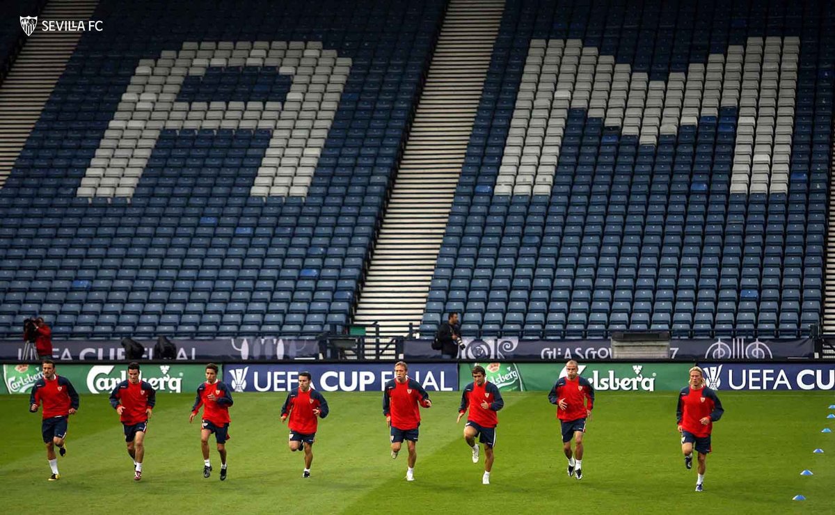 📸 Hampden Park, Glasgow, 15 de mayo de 2007.

#UEL 🏆🏆

#WeAreSevilla #NuncaTeRindas