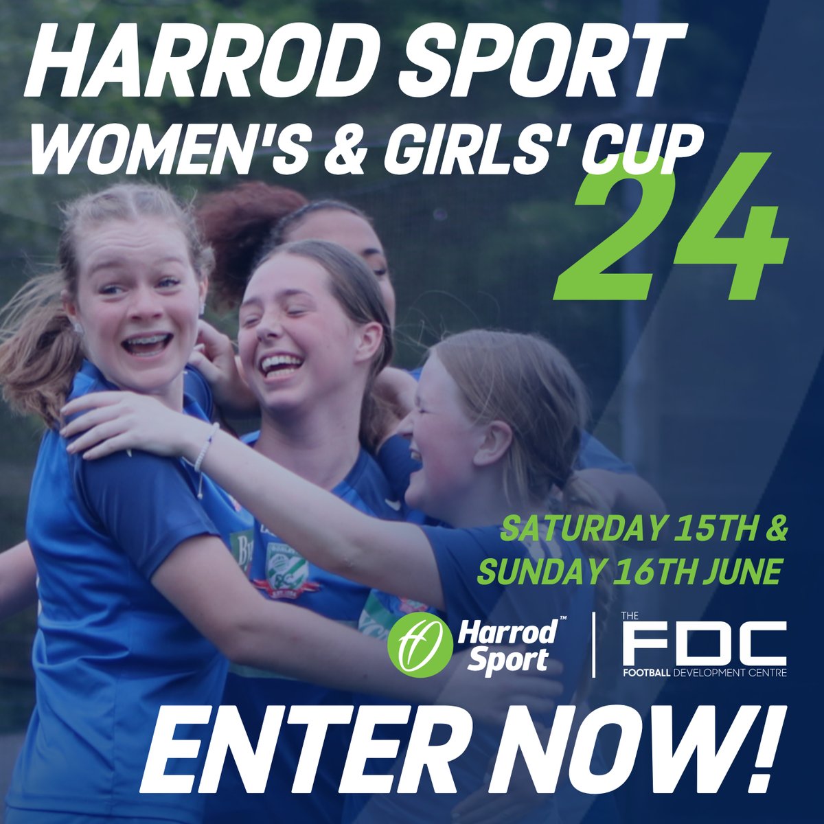 The @HarrodSport Women's & Girls' Cup is almost here 🔜 Check out the availability and get registered below 👇 pitchbooking.com/book/event/551…