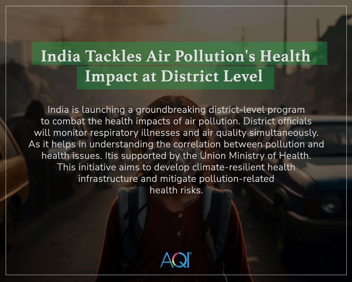 🌬️ News Alert: India Tackles Air Pollution's Health Impact at District Level 🌍 Stay tuned for more updates: #Airquality #AirPollution #CleanAir #Breathe #India #Health #Infrastructure #pollution #Program #Latest #News #Latest_News #pollutionfreenation