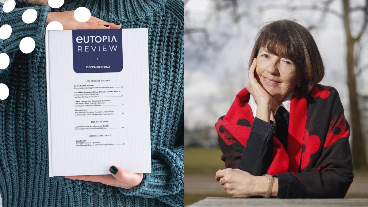 Focus on the #EUTOPIAReview contributors ✍️ Lučka Kajfež Bogataj is an Agrometeorologist and Prof. emeritus at @UL_BioTech and member of the @IPCC_CH who wrote an essay on the 'Cities role in reducing global environmental pressures'. 💻Learn more: bit.ly/eutopia-review… #EUTOPIA