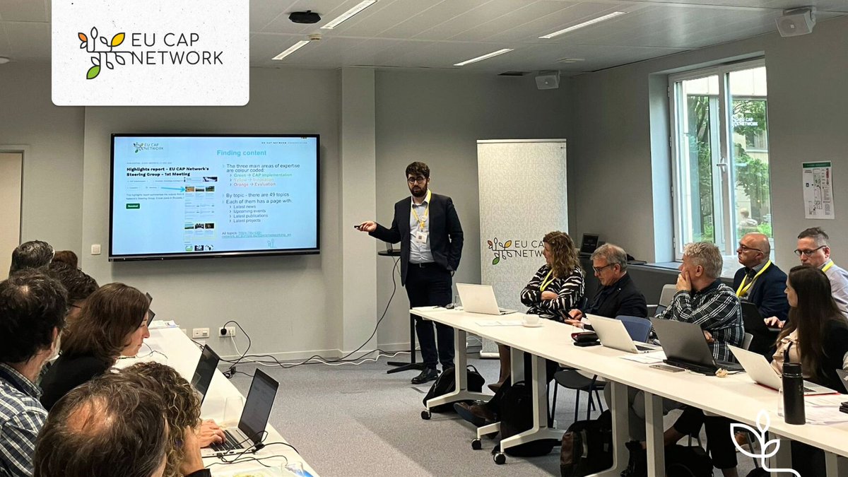 eucapnetwork's tweet photo. #EUCAPNetwork presented at today's #SteeringGroup some of the networking activities that are going on

🟢Young #LeaderCLLD Forum
🟡Conference on #EIPAGRI Operational Groups
🟠Good Practice Workshop on Generational Renewal
🔵Website &amp; publications updates

https://t.co/sW7XlA7xvK https://t.co/8TmTL4Y4qd