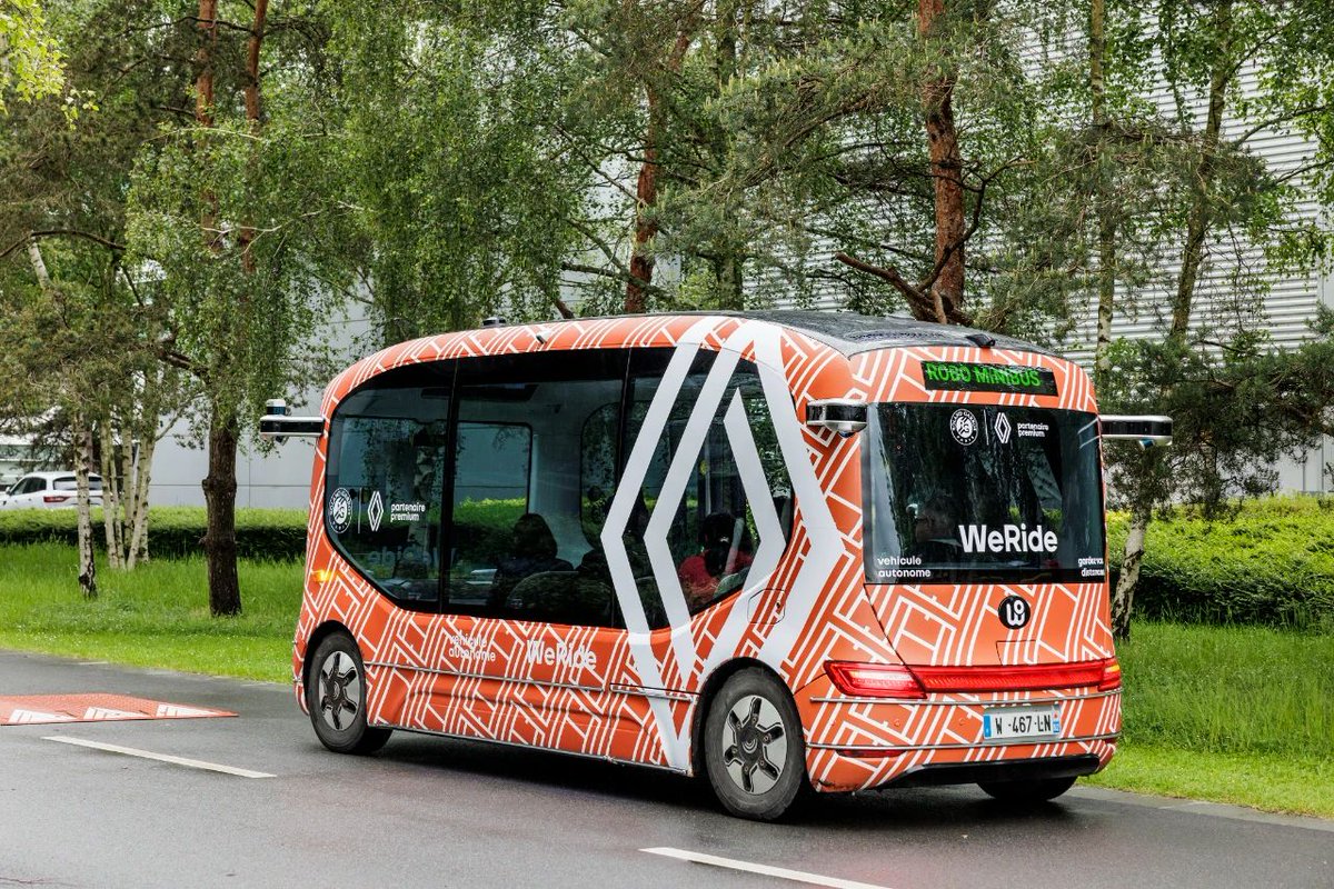 Renault Group, WeRide to launch autonomous shuttle service at 2024 French Open. autonews.gasgoo.com/icv/70033043.h… @WeRide_ai @renaultgroup #french