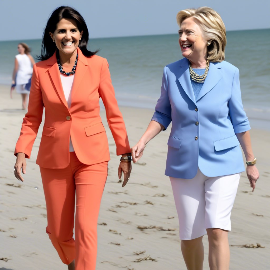 @TrumpIsDone Niki 2028 with her VP!