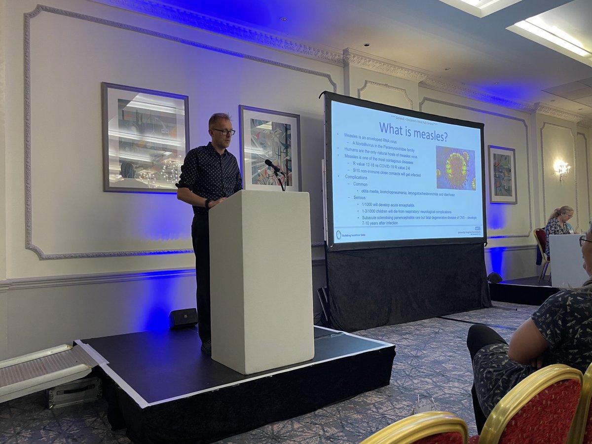 We have ⁦<a href="/drmarkgarvey/">Mark Garvey</a> with a fascinating discussion on Measles 🦠💉#IPCaction