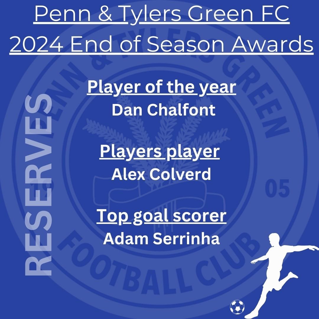 Well done to all our senior teams this 23/24 season. Here is a list of the winners from our end of season awards ⚽️💙 #wearepenn #pennandtylersgreenfc