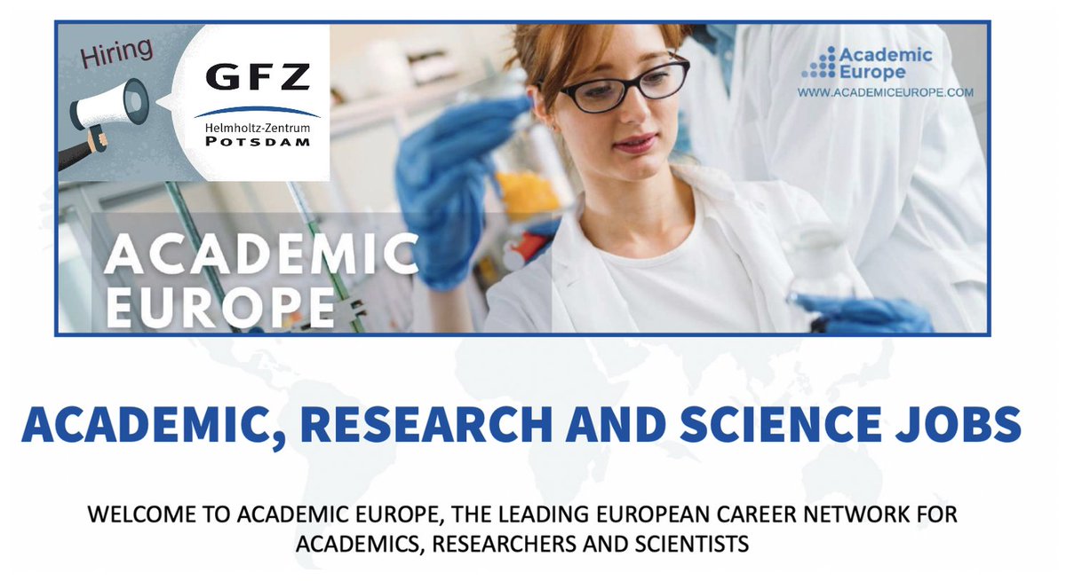 🚨 🚨 🚨 Job - Alert #researchstaff !
GFZ Helmholtz Zentrum @GFZ_Potsdam 
is looking for:

➡ Research Staff (f_m_x) in Scanning Electron Microscopy (SEM)
Apply before: 2024-06-02

Read more here:
academiceurope.com/job/?id=4077

#biogeochemistry #materialsscience