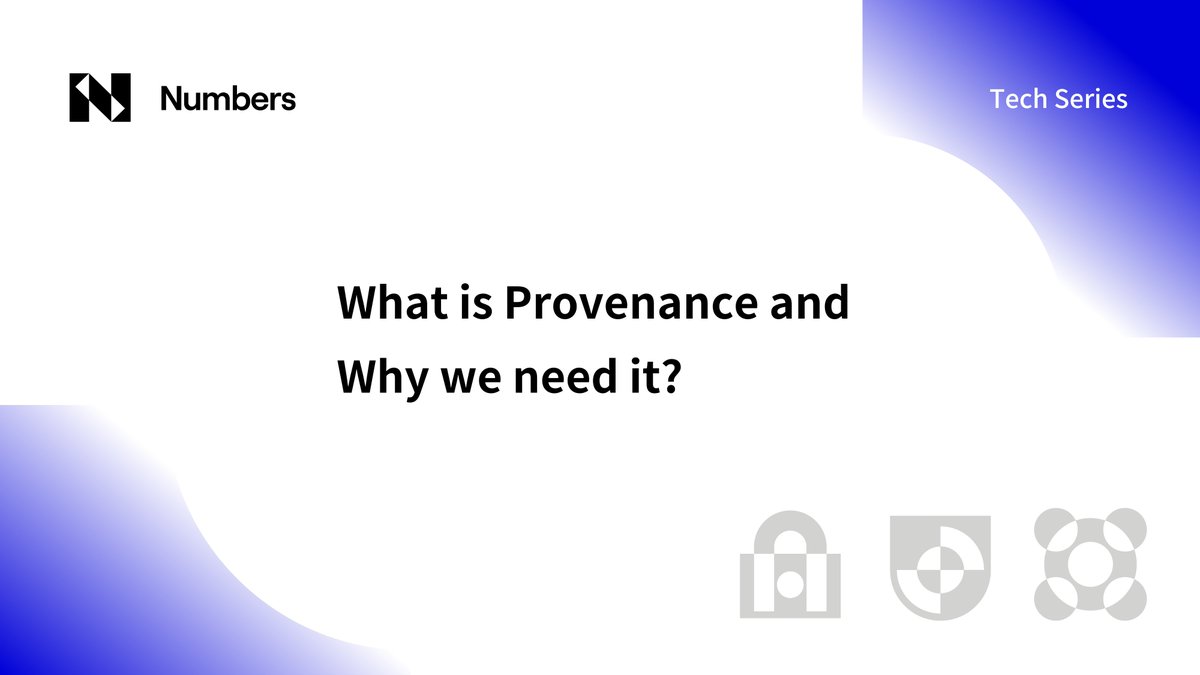 - Major industry leaders adopting the C2PA standard.
- We received huge amount of inquiries on our Provenance service and solution🔥

It's the perfect time to start a new series about Provenance and Numbers Protocol's service.
👉 numbersprotocol.io/blog/what-is-p…

This article series will