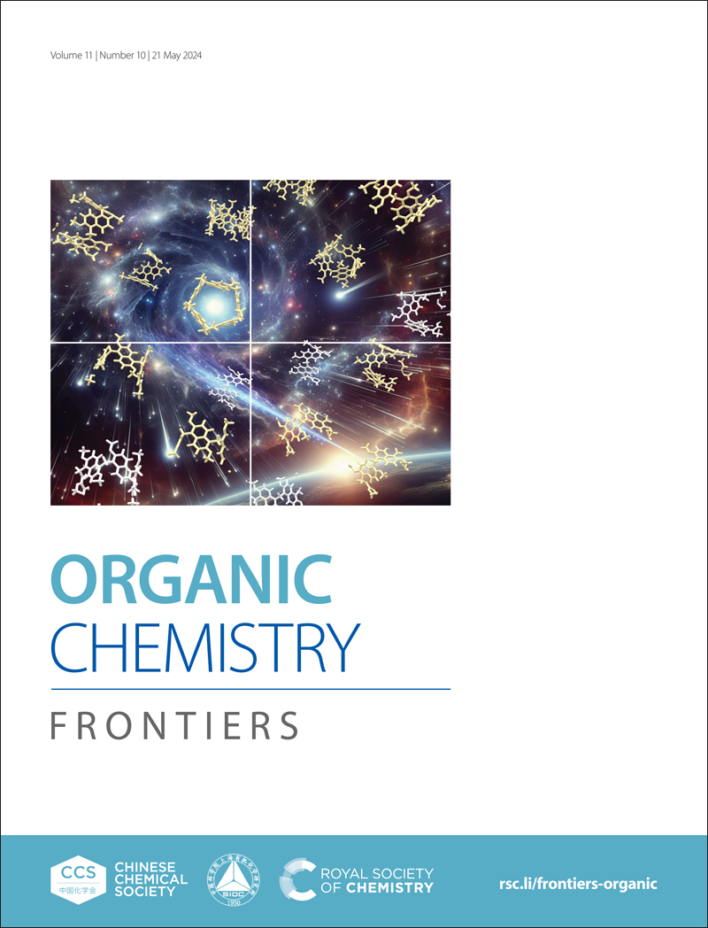 Welcome to Issue 10! Read the cover article by Silvano Geremia, Carmine Gaeta et al.: 'Synthesis, conformational properties, and molecular recognition abilities of novel prism[5]arenes with branched and bulky alkyl groups' 🔓#OpenAccess 🔗doi.org/10.1039/D3QO02…