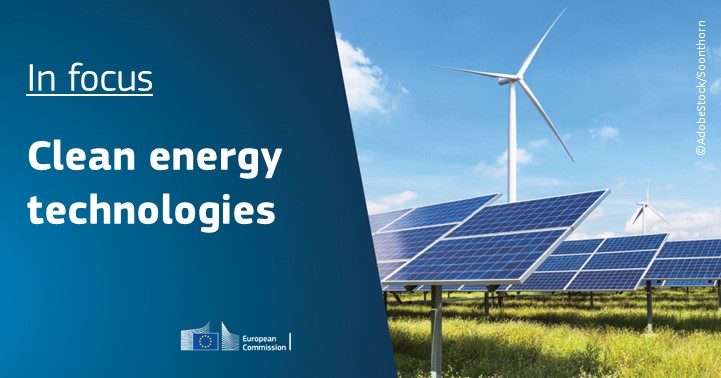 Our new 'in focus' article is all about #CleanEnergy ⚡️ technologies.

What opportunities and challenges lie ahead? And what solutions will help keep EU 🇪🇺 as a front-runner in the global 🌐 energy and climate transition?

👉 europa.eu/!TMmHxd

#EUGreenDeal #NZIA #CRMA