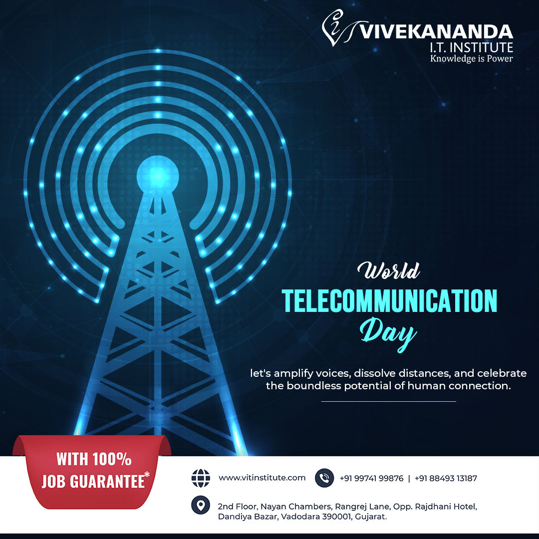 Celebrating World Telecommunication Day! 

Together, we can overcome challenges and ensure everyone enjoys the benefits of the digital era.

#worldtelecommunicationday #communication #telecommunication #telecommunicationday #vivekanandaitinstitute