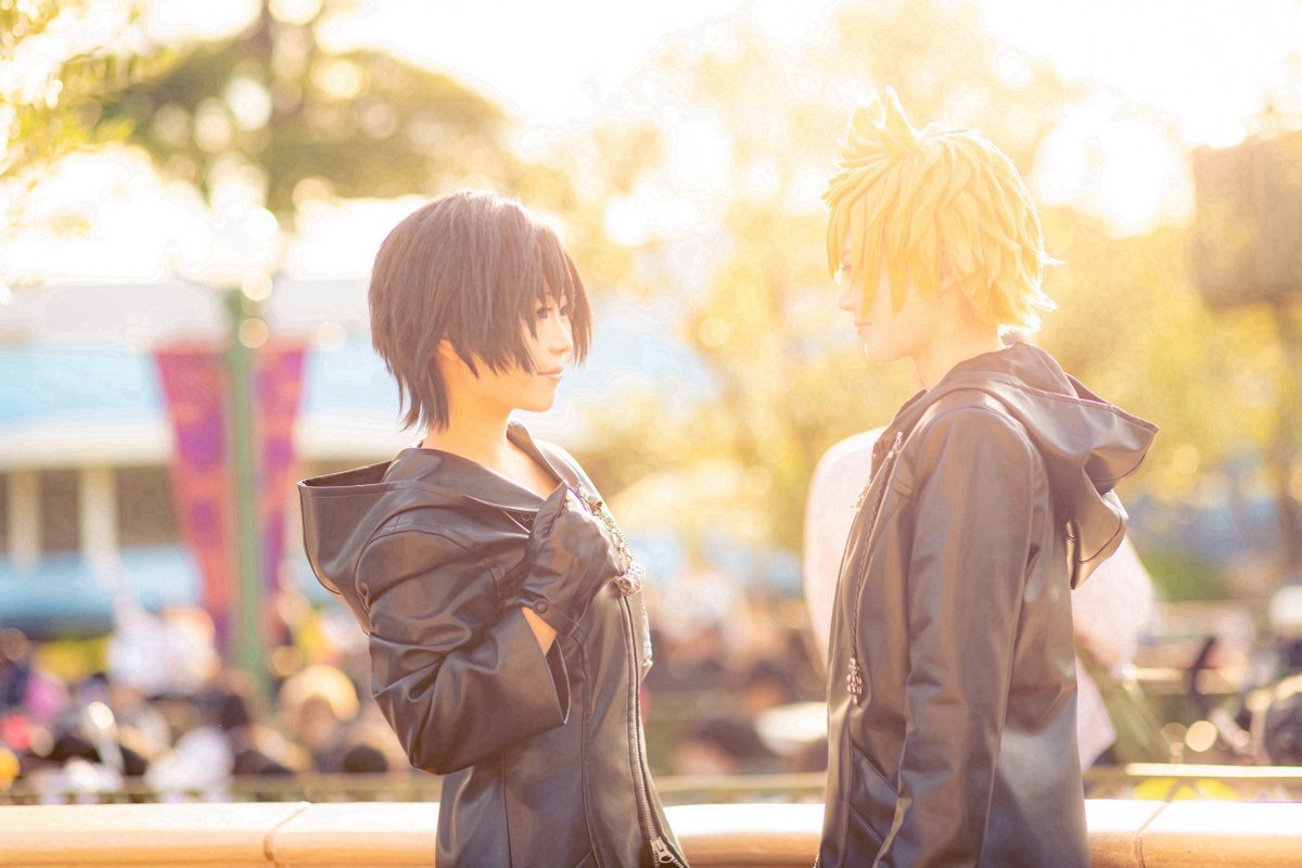 2023.10.14 KINGDOM HEARTS Roxas / ロクサス…ちょたP Xion / シオン…YK photo : @kuoooooosbckn #Dハロ仮装2023 #Dハロ仮装