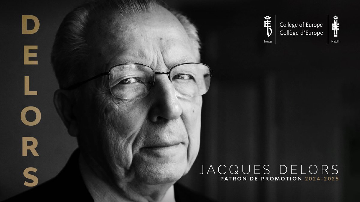 Jacques Delors will be our next ‘patron de promotion’! His achievements & unwavering dedication to the European project will guide our students across our campuses. 'I have a passion for reform, for the progress of man and society. I cannot stand the feeling of being useless.'