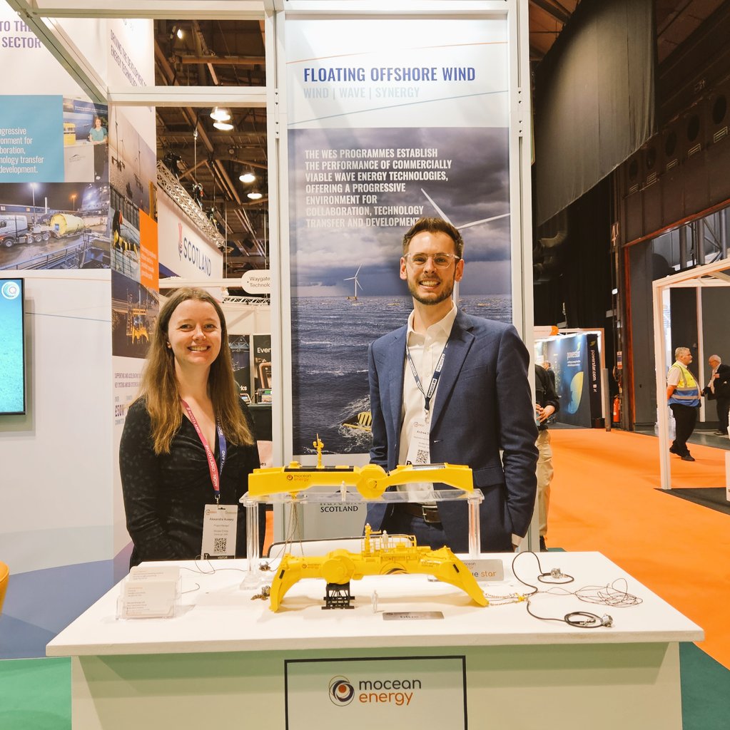 Mocean Energy (@moceanenergy) on Twitter photo Our team has joined the <a href="/WaveEnergyScot/">Wave Energy Scotland</a> at Stand HIE60 at #AllEnergy Glasgow, alongside our friends at <a href="/Blackfish_Eng/">BlackfishEngineering</a> and <a href="/Quoceant/">Quoceant</a>. Pop by and say hi! Our team has joined the <a href="/WaveEnergyScot/">Wave Energy Scotland</a> at Stand HIE60 at #AllEnergy Glasgow, alongside our friends at <a href="/Blackfish_Eng/">BlackfishEngineering</a> and <a href="/Quoceant/">Quoceant</a>. Pop by and say hi!