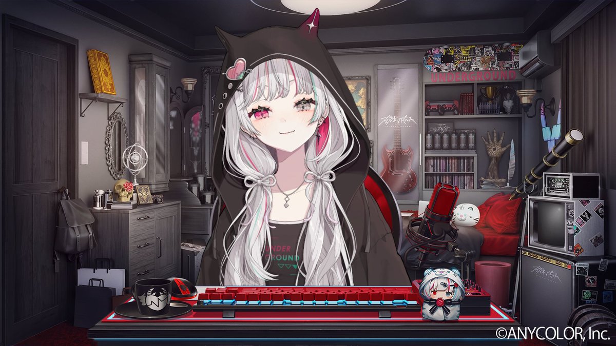 ColorCreation75's tweet image. 【❤️‍🩹お仕事告知❤️‍🩹】

にじさんじライバーの石神のぞみ様の
お部屋イラストを担当させて頂きました！✨

新衣装にもマッチした厨二病心をくすぐる
良いお部屋に仕上がったと思います！✨

ご依頼頂きありがとうございました！❤️‍🩹

#石神のぞみ新衣装  #Vtuber #背景イラスト