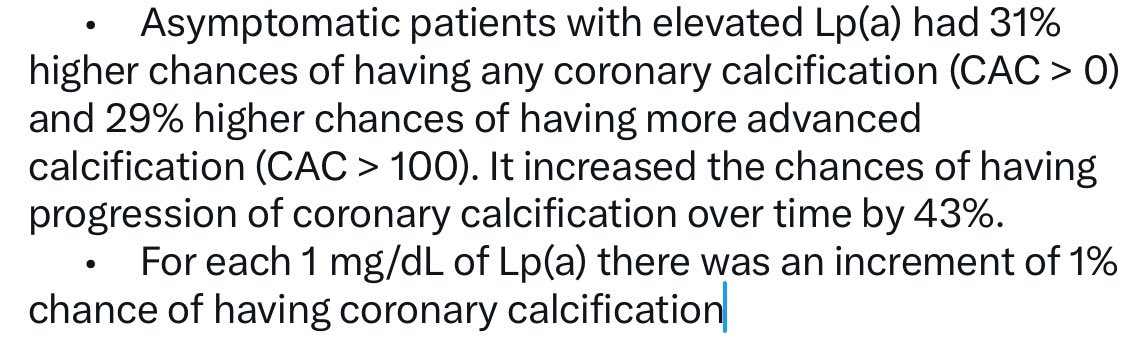 Dr. James Underberg (@lipiddoc) on Twitter photo Association of lipoprotein(a) and coronary artery calcium in asymptomatic patients: a systematic review and meta-analysis academic-oup-com.ezproxy.med.nyu.edu/eurjpc/article… Yet another reason to measure ! <a href="/NYUCVDPrevent/">NYU CVD Prevention</a> <a href="/nationallipid/">National Lipid Association</a> @TheFHFoundation <a href="/foundationofnla/">Foundation of the NLA</a> #testlpa Via <a href="/ESC_Journals/">European Society of Cardiology Journals</a> Association of lipoprotein(a) and coronary artery calcium in asymptomatic patients: a systematic review and meta-analysis academic-oup-com.ezproxy.med.nyu.edu/eurjpc/article… Yet another reason to measure ! <a href="/NYUCVDPrevent/">NYU CVD Prevention</a> <a href="/nationallipid/">National Lipid Association</a> @TheFHFoundation <a href="/foundationofnla/">Foundation of the NLA</a> #testlpa Via <a href="/ESC_Journals/">European Society of Cardiology Journals</a>