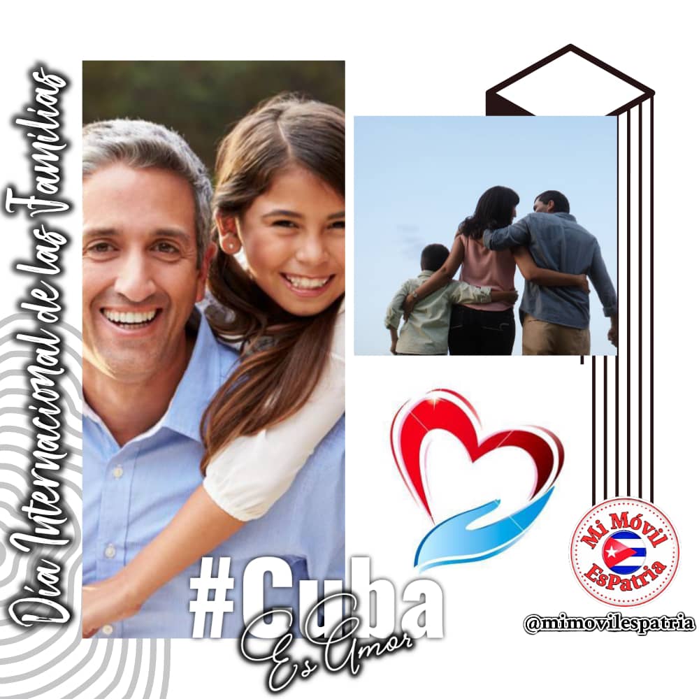 Muchas felicidades por el día Internacional de las familias 
#TodoXCuba   #Cuba  #CDRCuba