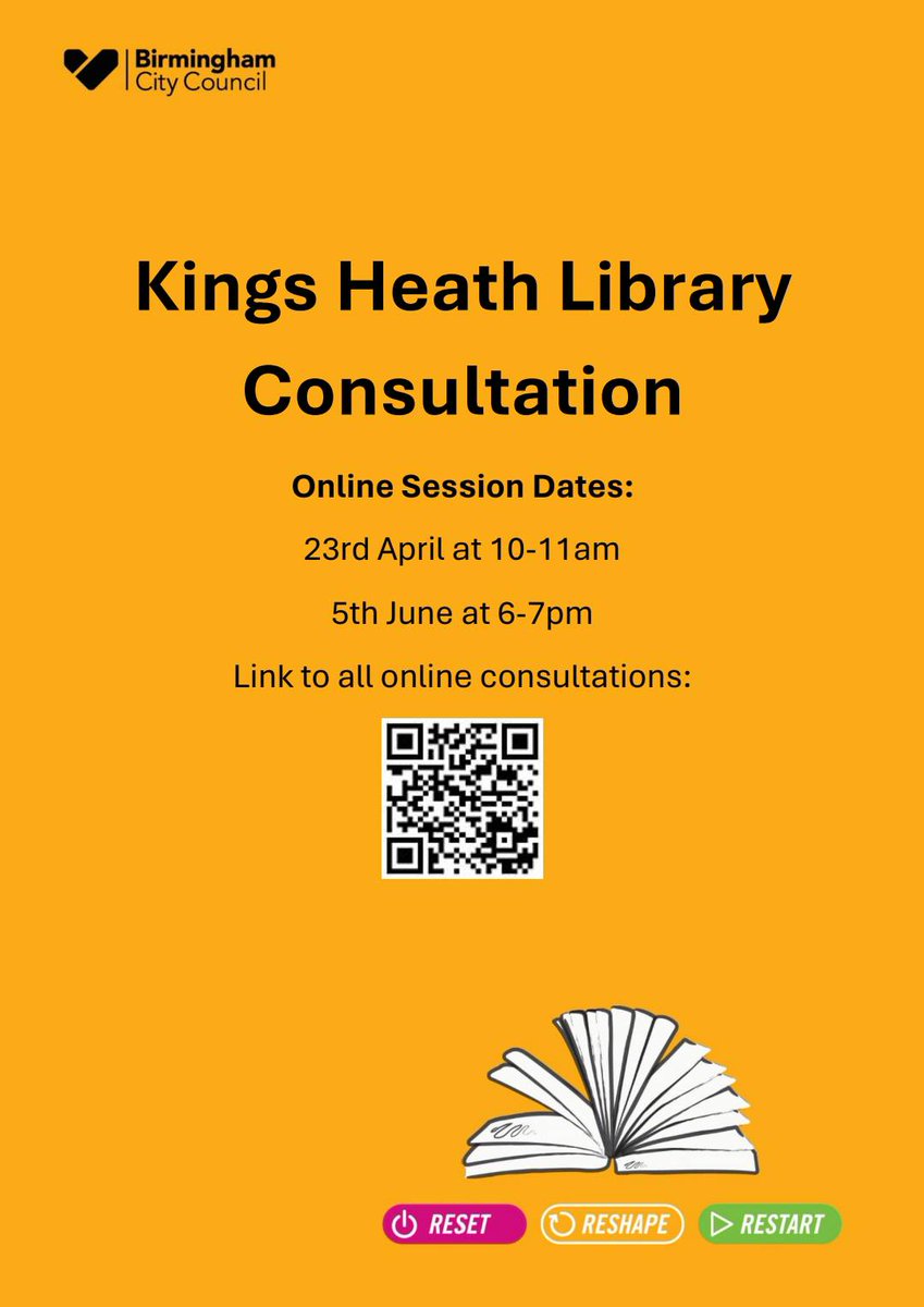 We have also seen this advertisement for an online session for Kings Heath Library advertised as June 5th...is this cancelled now? This is confusing!