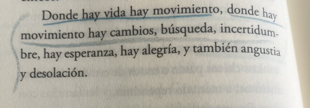 Donde hay vida hay movimiento