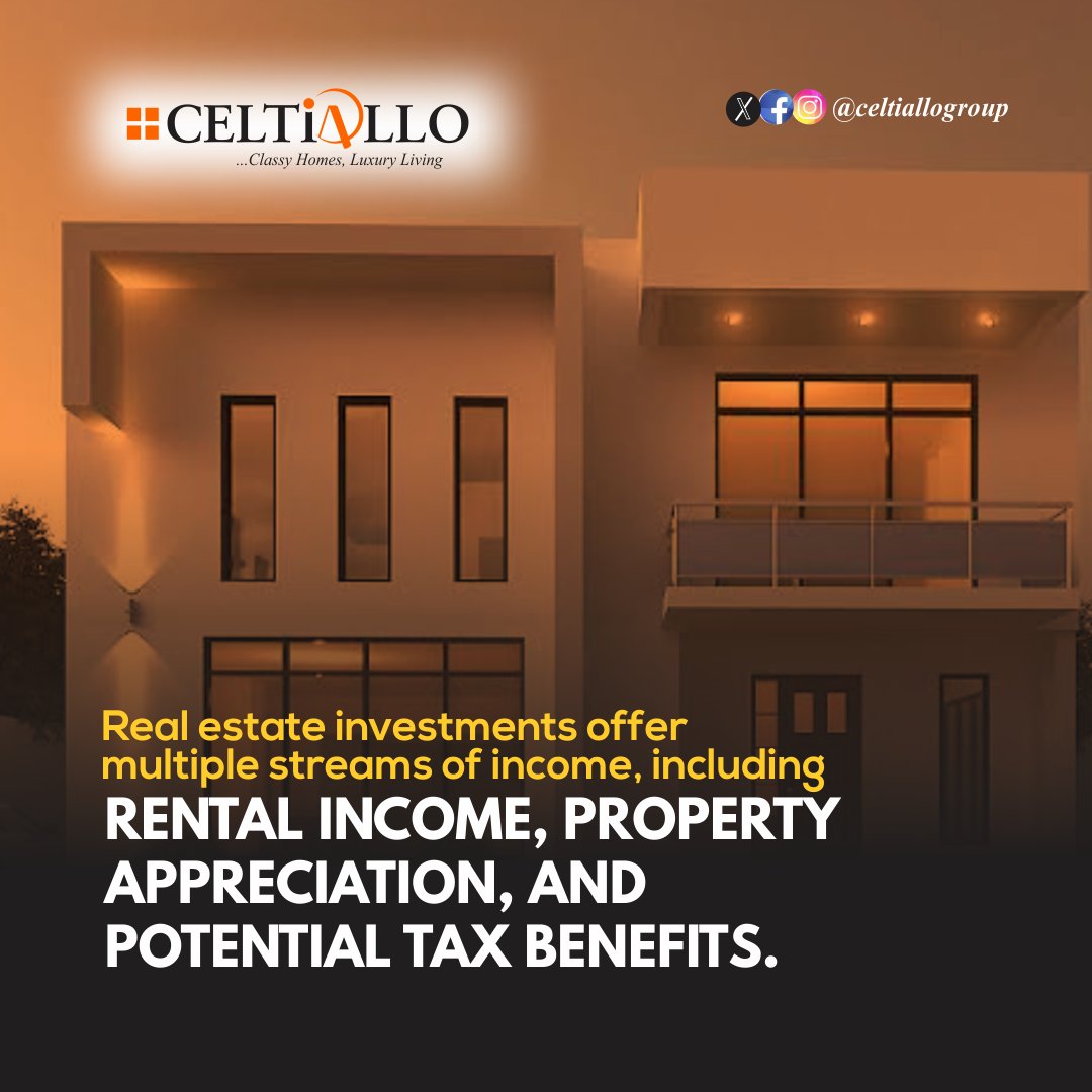 Build wealth and secure your financial future with real estate investing,Diversify your income streams and achieve financial stability,contact Celtiallo for your journey to real estate income and investing.
#FinancialStability
#WealthBuilding
#InvestingInRealEstate
#Celtiallo